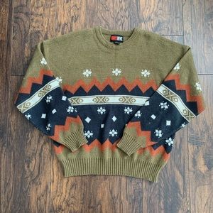 Vintage Neutral Oversized Dad/Grandpa Sweater